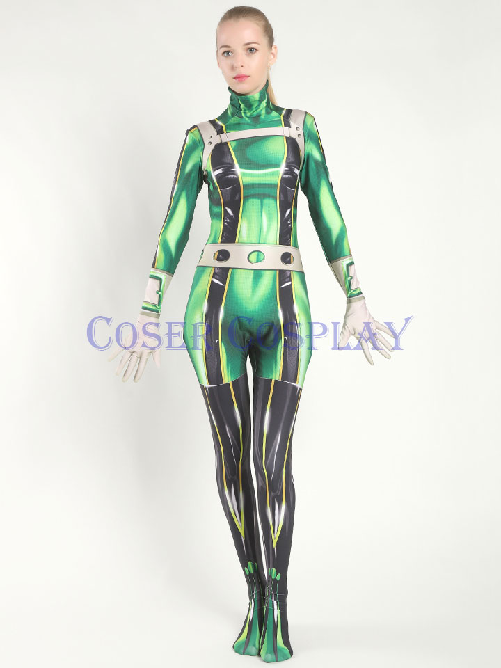 My Hero Academia Asui Tsuyu Frog Kid Costume 0827